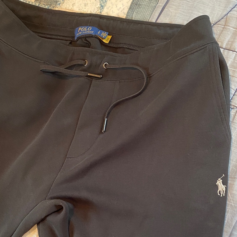 Polo Ralph Lauren Men’s Double Knit Jogger Sweatpants size Large color Black